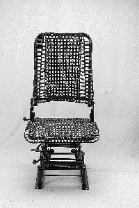 Black Plastic Weaving Seat