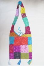 Embroidery shoulder bag