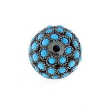 Sterling Silver Turquoise Gemstone Beads Jewelry