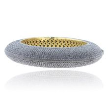 Sterling Silver Yellow Gold Bangle