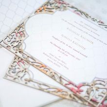 Floral wedding Invitation Card