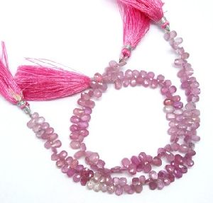 Ruby Sapphire Stone Faceted Gemstone Beads