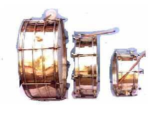mirror polish Brass drum