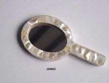 pearl cosmetic hand Mirror