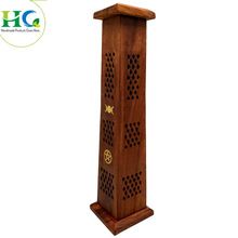 Handmade Wooden Tower Incense Holder