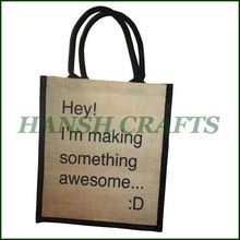 jute carry bag jute shopping bag