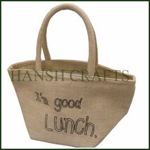 jute lunch bag