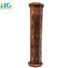 wooden tower incense burner