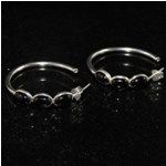 Handmade Black Onyx 925 Sterling Silver Earring