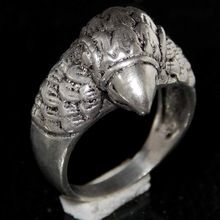 Silver Eagle Head Ring