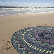 Beach throw yoga mat