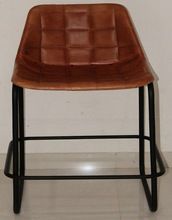 Bistro Leather Bar Chair