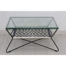 Glass Rope Coffee Table