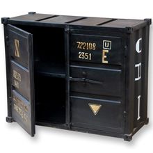 Industrial Shipping Contianer Style Cabinet