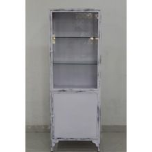 Vintage Industrial Glass Cabinet