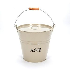 Metal material Fireplace bucket, Round Ash Bucket