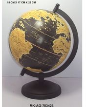 Decorative Antique Globe On Metal Stand