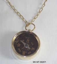 Maritime Compass Pendant Necklace