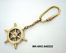 Ship Wheel Nautical Key Rings