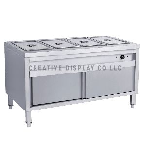 Bain marie with cabinet 150 cm