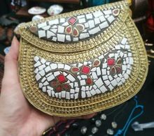 handmade Hand clutch Mosaic Bags purse