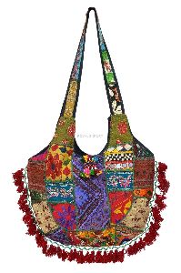 Ethnic Handmade Fabric Patch Work Handbag