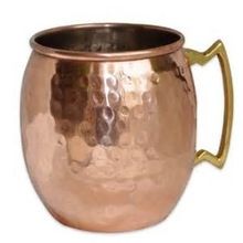 Copper Moscow Hammered Finish Mule Mug