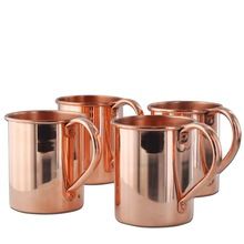 Solid Copper Bar Mugs