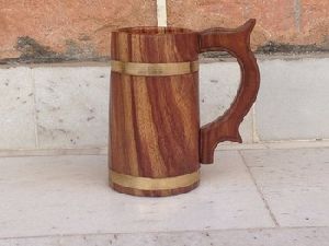 Wooden Beer Mug