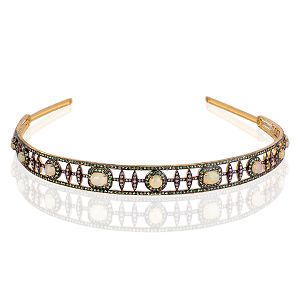 Designer Silver Head Band