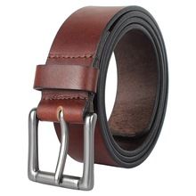 brown Leather Adjustable Belt