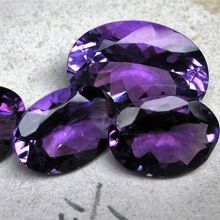 AAA quality oval shape natural amethyst gemstone