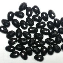loose black spinel gemstone briolettes