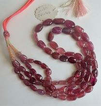 pink tourmaline nugget beads