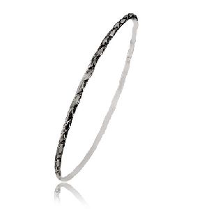 Absorbing!! 925 Sterling Silver Bangle