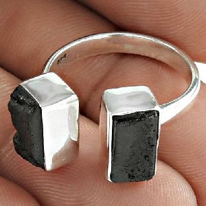 Healing Properties Lava Gemstone Ring 925 Sterling Silver Wedding Gift Jewelry