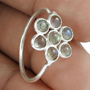 Scrumptious 925 Sterling Silver Labradorite Gemstone Ring Jewelry Supplier