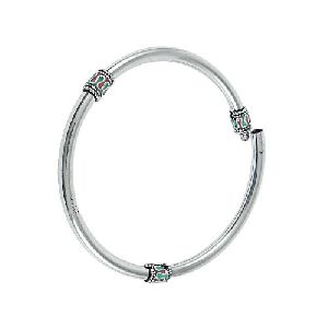 Special Moment Inlay 925 Sterling Silver Bangle