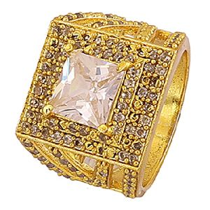 Golden Plated kings Ring