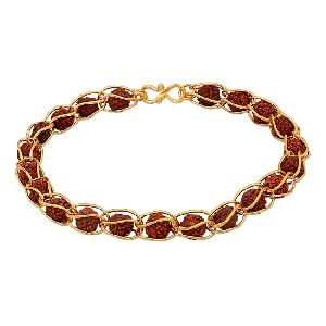 Rudraksha String Wire Bracelet