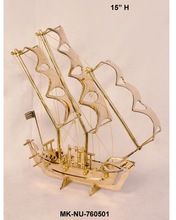 Brass Decorative Ship Model