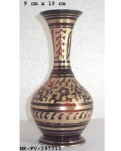 Meenakari Brass Flower Vase