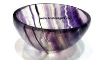 Purple Flourite Agate Bowls
