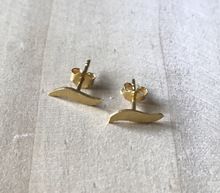Delicate Gold Sterling Silver Stud Earring