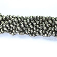 strand semi precious stone pyrite beads