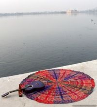 Patchwork Wall Hanging Round Tapestry