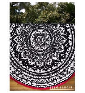 BLACK OMBRE WALL HANGING HOME DECOR TAPESTRY