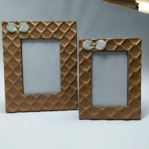 Photo Frame for Family Tree Photo in Leather for New Year