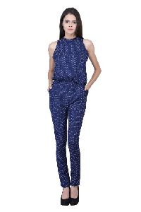 Blue Polka Dot Jumpsuit