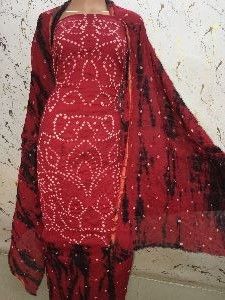 Bandhani Tie Dye Dress Material